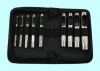 Набор высечек (пробойников) из  9-ти шт. от 2 до 13мм в сумке "CNIC" (ОТ210)