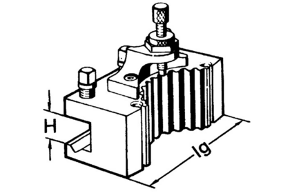 Держатель расточного резца B16x80 мм, А1 (59500007)