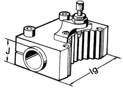 Держатель втулки S30х80 мм, А1 со втулкой МК-1 (59500010)