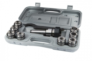 Цанговый патрон МК3/ER40 с набором из 8 цанг ? 3-26 мм