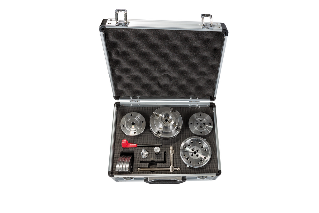 CK-3.75Z/S1 95мм 4-х кулачковый токарный патрон по дереву в наборе (59500061)