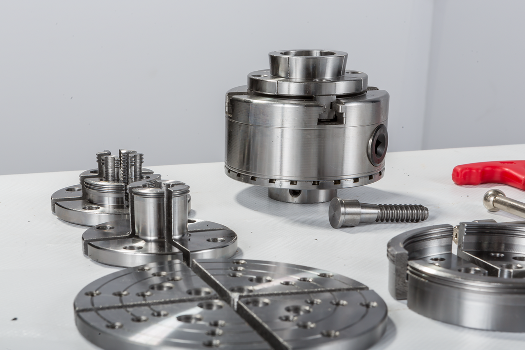 CK-3.75Z/S1 95мм 4-х кулачковый токарный патрон по дереву в наборе (59500061)