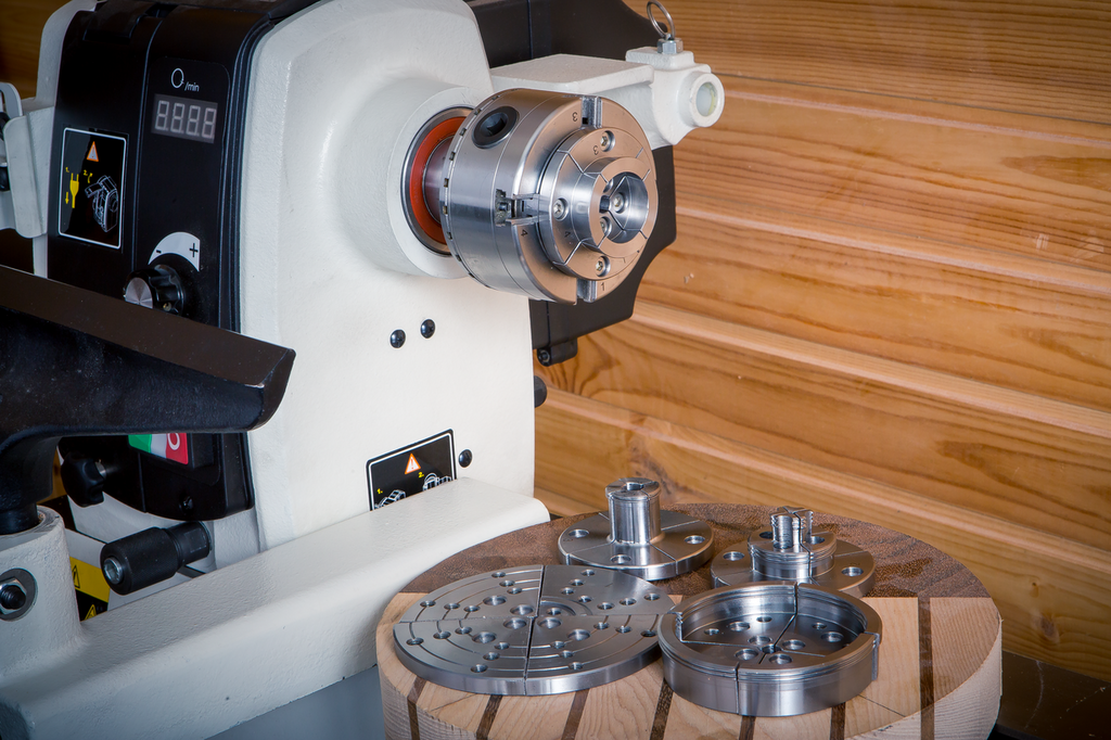 CK-3.75Z/S1 95мм 4-х кулачковый токарный патрон по дереву в наборе (59500061)