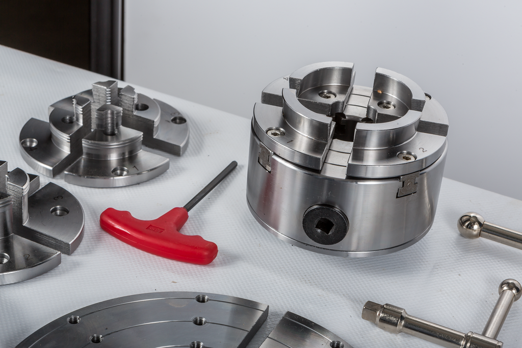 CK-4.5Z/S1 114 мм 4-х кулачковый токарный патрон по дереву в наборе (59500109)