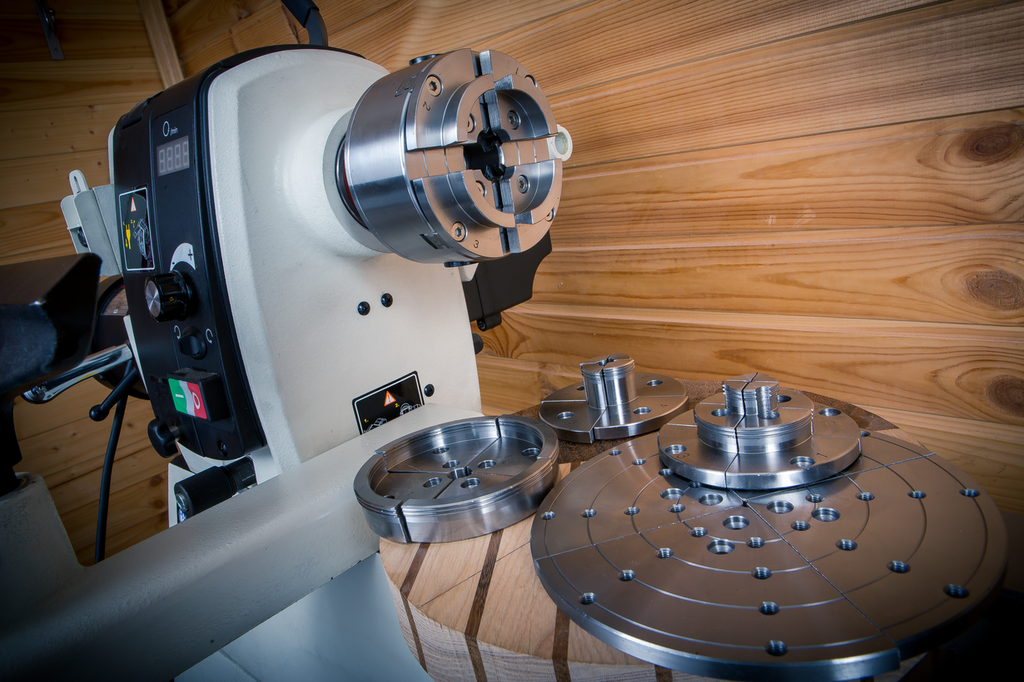 CK-4.5Z/S1 114 мм 4-х кулачковый токарный патрон по дереву в наборе (59500109)