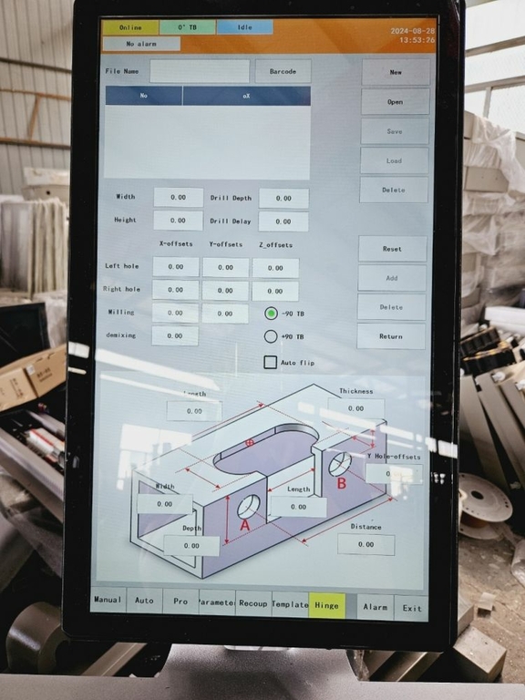 Обрабатывающий центр WSZ2-CNC-3000 с ЧПУ для алюминиевого профиля