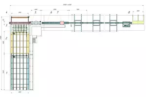 Линия сортировки бревна Cronver LSB 600