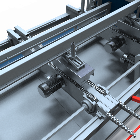 Мультиторцовочный станок проходного типа Walter FDR 6/350