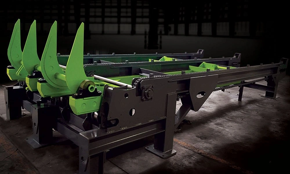 Автоматизированная эстакада для ленточных горизонтальных пилорам MEBOR MLD