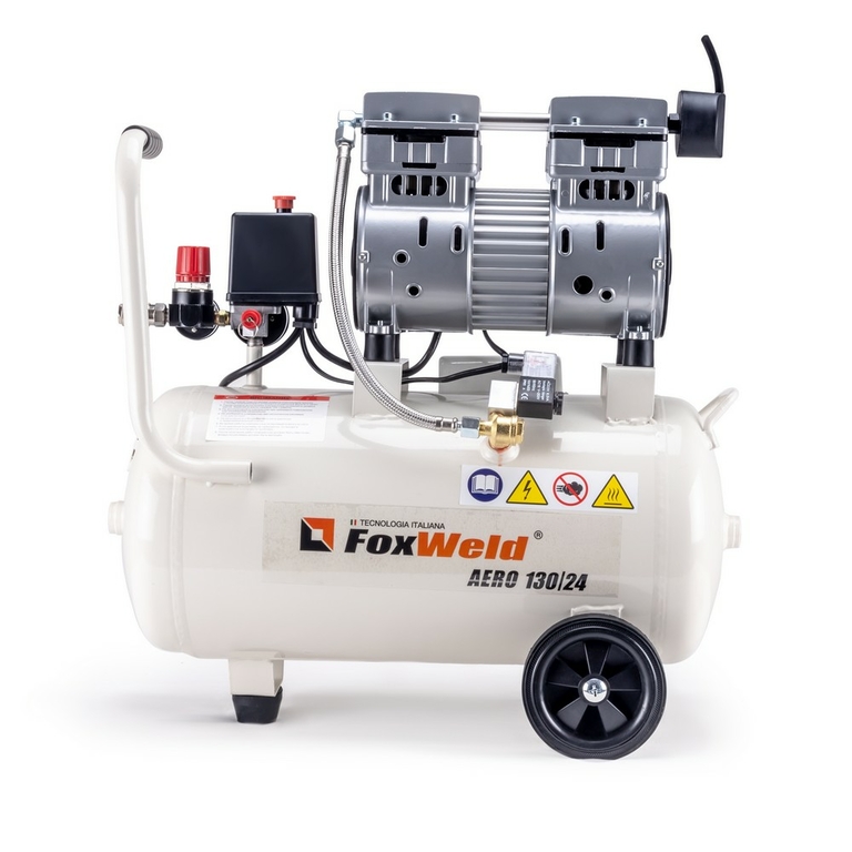 Безмасляный коаксиальный компрессор AERO 130/24 oil-free (пр-во FoxWeld/КНР)