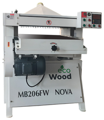 Двусторонние рейсмусовые станки со спиральными строгальными валами EcoWood MB 204FW Nova, MB 206FW Nova