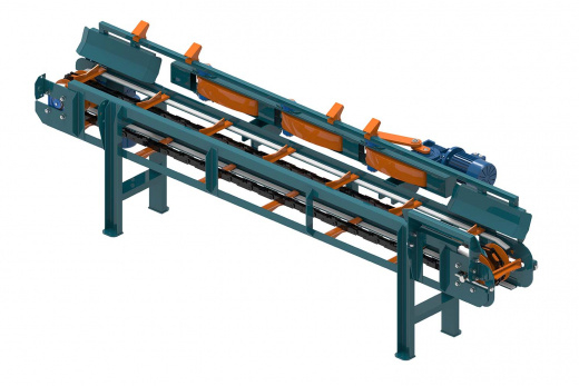 Приемный транспортер с односторонним сбросом CRONVER BT-LS