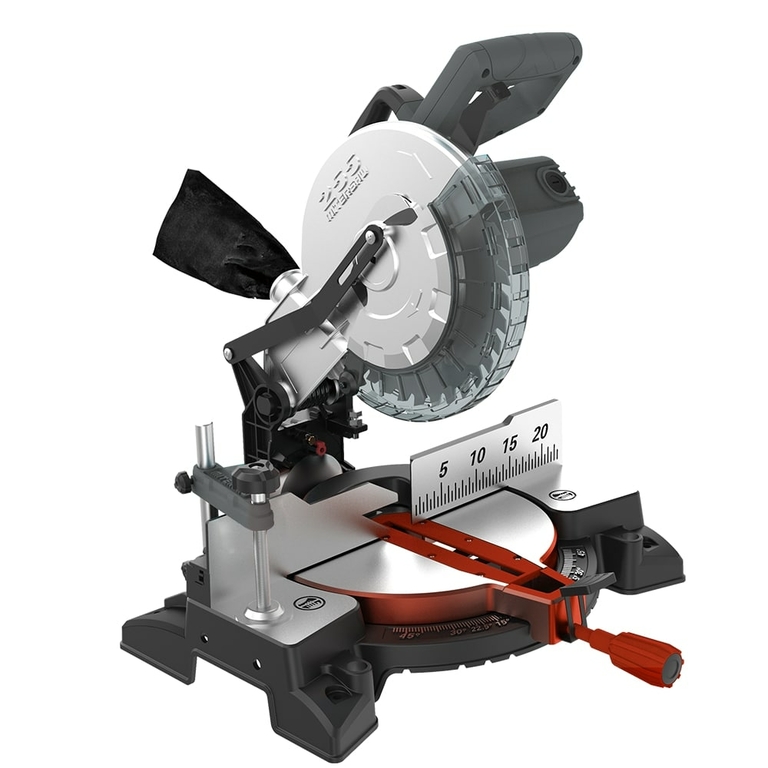 Торцовочная пила jib 7255d-2  мощность двигателя  2 квт диаметр пильного диска 254 мм