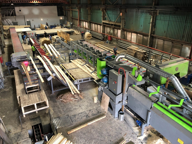 Бревнопильный многопильный станок Mebor SDH-D 340