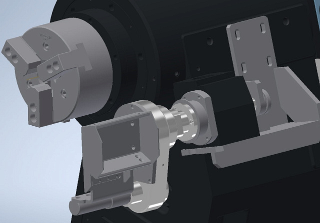 Токарный центр с осью Y и противошпинделем SKM NL 2000BSY