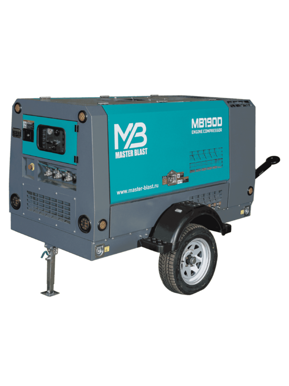 Master Blast MB-190D-7 винтовой дизельный компрессор