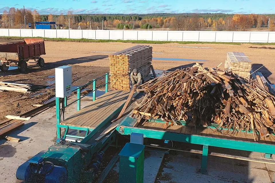 Линия измельчения горбыля CRONVER BRM