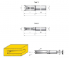 80.01.ХХ. Фрезы для выборки глухих пазов