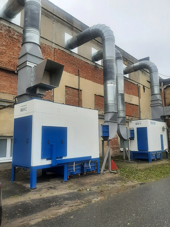 Фильтры рукавные с импульсной продувкой модульные ФРИ-М; Фильтры кассетные с импульсной продувкой модульные ФКБ-М