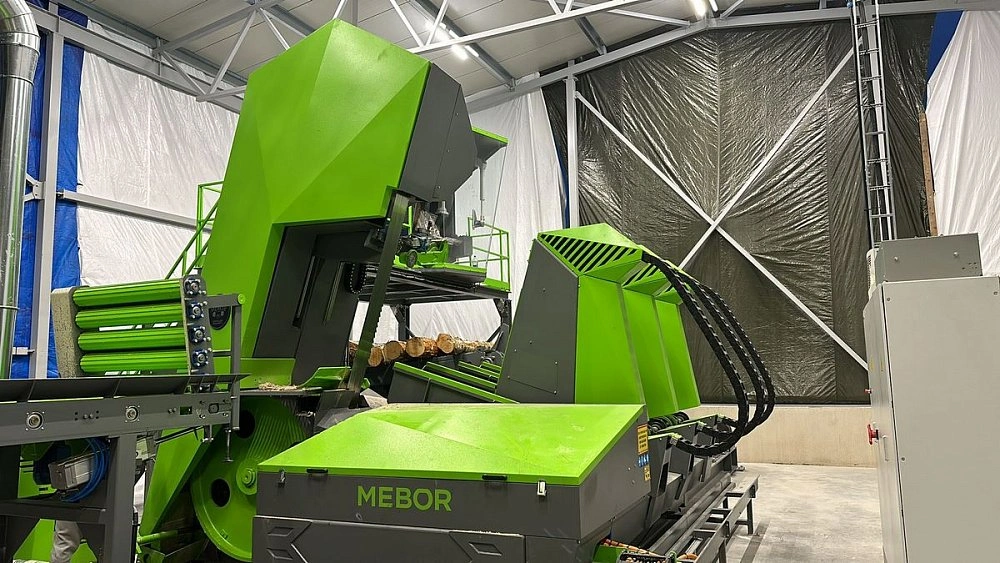 Вертикальная широколенточная пилорама MEBOR VTZ-1600 PLUS