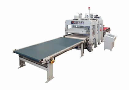 Линия прессования на базе проходного гидравлического горячего пресса Shanxi Quilin Machinery BY 624X9/18