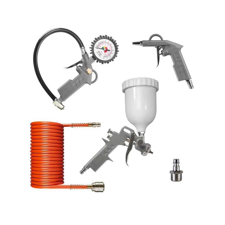 Масляный коаксиальный компрессор AERO 220/24 с комплектом (пр-во FoxWeld/КНР)