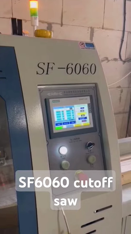 Автоматический торцовочный станок Saifan SF6060 (6 метров) с толкателем