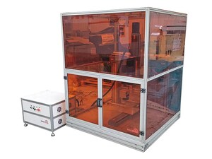 Установка лазерной маркировки и гравировки (100W) Raycus линза 110*110 мм