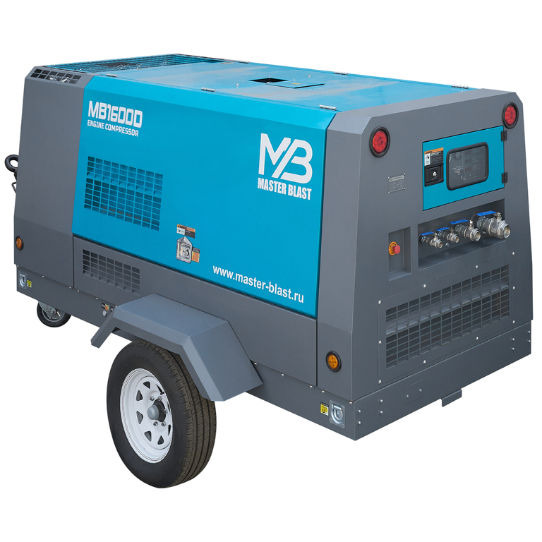 Master Blast MB-1600D-17 винтовой дизельный компрессор