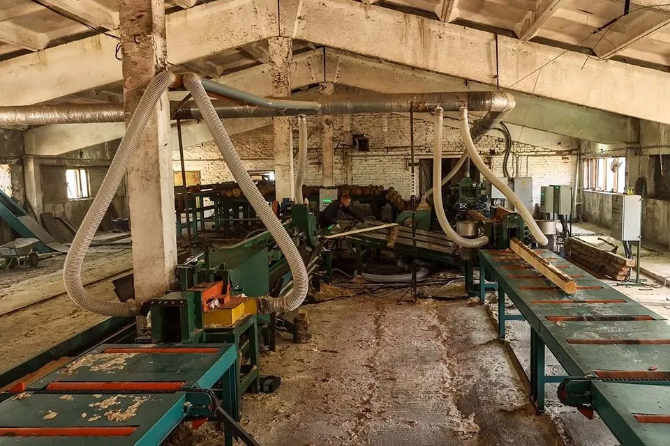 Линия производства паллетной доски Cronver 340-P