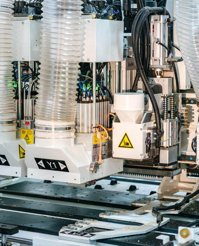 Сверлильно-присадочный центр с ЧПУ Nanxing NСB612DXS