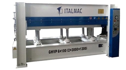 Гидравлический однопролетный пресс горячего прессования GHVP 6х100 (1х2500х1300)