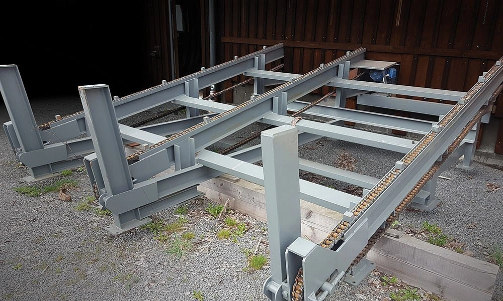 Наклонная эстакада для ленточных горизонтальных пилорам MEBOR ILD