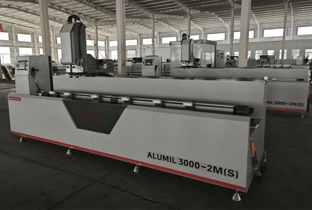 Фрезерные станки c двумя шпинделями и поворотным столом с ЧПУ ALUMIL 4000-2M SYNTEC