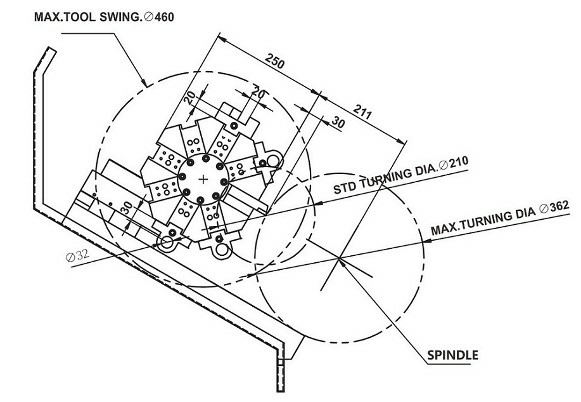 Токарный обрабатывающий центр с ЧПУ NINGBO BLIN MACHINERY BL-S36T