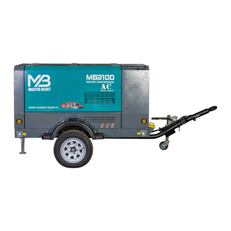 Master Blast MB-210D-10+АС винтовой дизельный компрессор