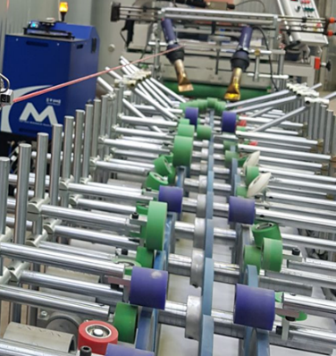 Станок для облицовывания профильных погонажных изделий Unimak PW 35 F6-P