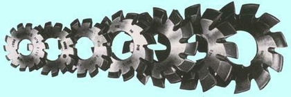 Фреза m 4,5 №8 90х27х13,0 9ХС 20 град ,Z=11