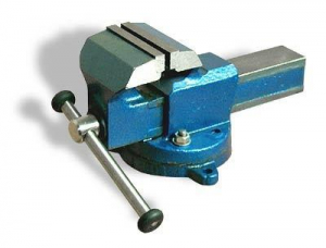 Тиски Слесарные 140 мм стальные поворотные ТСС-140 (Глазов)