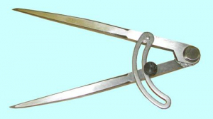 Циркуль разметочный с дугой  175мм для прямой разметки "CNIC" (3638)