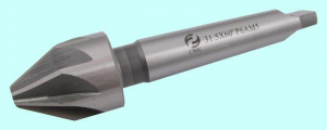 Зенковка d31,5х 40х132 конус  60° Р6АМ5 к/х Z=8 КМ2 DIN334B "CNIC"