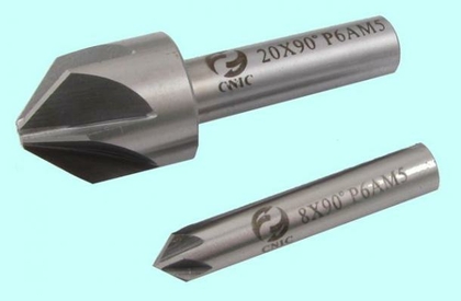 Зенковка d 12,5х16.0х 48 конус  90° dхв=8мм Р6АМ5 ц/х Z=6 DIN335A "CNIC"