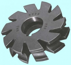 Фреза Вогнутая  80х 6х27 R6,0 Р18 Z=10  тип2