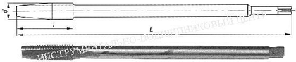 Метчик Гаечный М 4,0х0,5 Р6М5 (без маркировки)