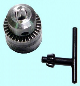 Патрон сверлильный Резьбовой с ключом ПСР- 6 (0,6-6,0мм, 3/8"-24 UNF) (J3506В) "CNIC"