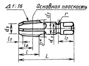 Метчик К 1 1/4"(NPT) Р18 конический дюймовый, м/р. (11.5 ниток/дюйм) для глух. отв.