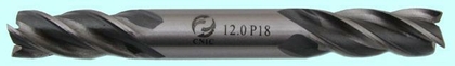 Фреза Концевая d 4,0х20х75 ц/х Р18 Z=3 двухсторонняя "CNIC"