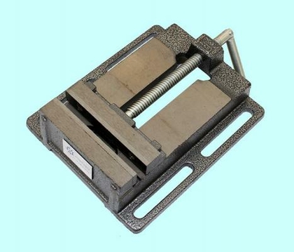 Тиски Станочные для сверлильных станков 125мм тип 2 неповор. ход 130мм, паз 12х85мм "TLX"