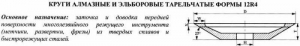 Эльборовый круг 12R4 (тарельчатый) 150х5х3х16х32  ЛКВ40   80/63 100% В2-01 35,4кар