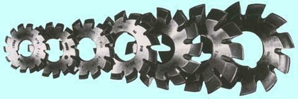 Фреза m11,0 №7,5 140х40х31,0  Р6М5 20 град ,Z=10